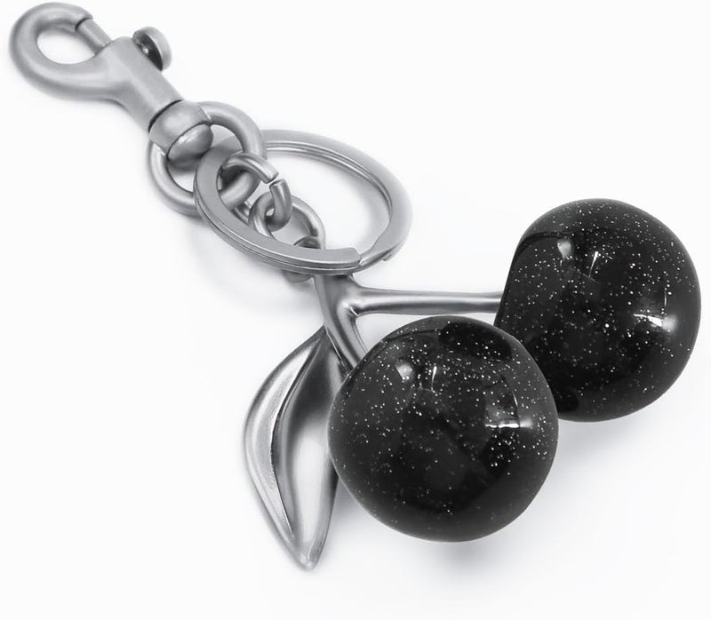 FASTFAIRY Keychain Cherry Bag Charms Purse: Key Chains Women Cute - Car keyrings leather handbags - Valentines Day Gifts - Image 2